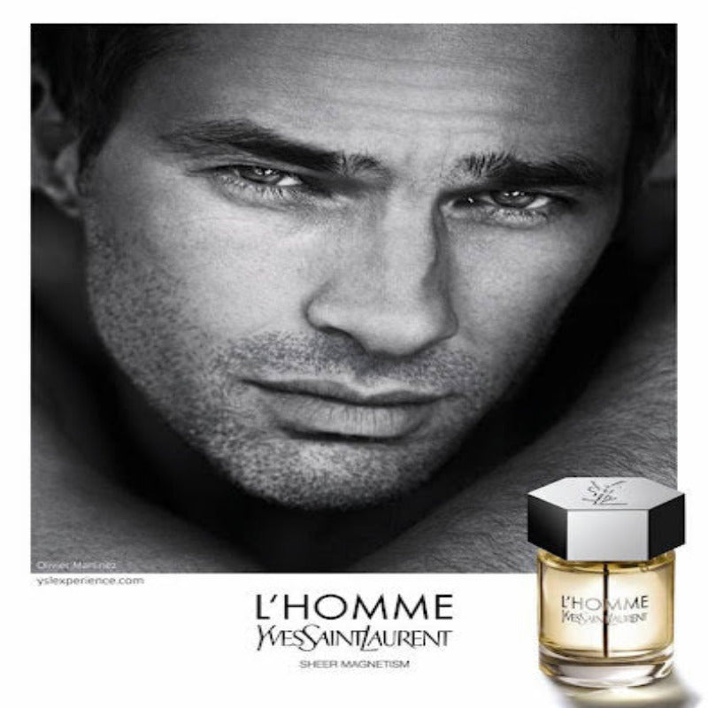 Yves Saint Laurent L'Homme Men Perfume 3.3oz 100ml EAU DE TOILETTE SPRAY