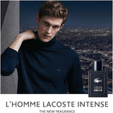 Lacoste L'Homme Lacoste Intense Men Perfume 3.4oz 100ml EAU DE TOILETTE SPRAY