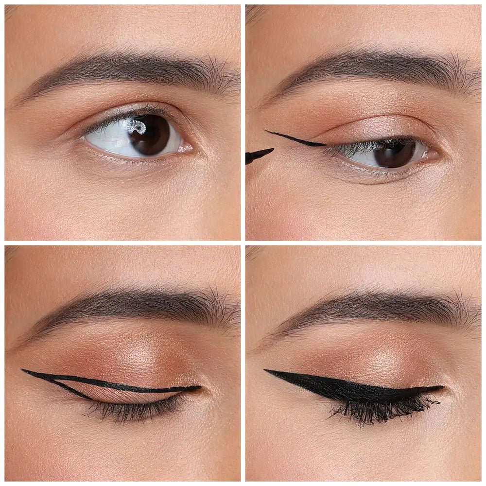 Huda Beauty Life Liner Double Ended Eyeliner Liquid & Pencil Eyeliner Black 0.05oz 1.5ml