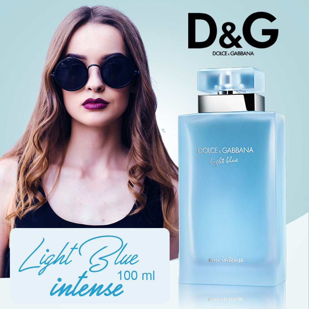 Dolce & Gabbana Light Blue Eau Intense Women Perfume 3.4oz 100ml EAU DE PARFUM SPRAY