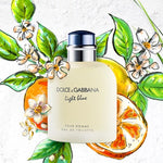 Dolce & Gabbana Light Blue Men Perfume 4.2oz 125ml 6.0oz 200ml EAU DE TOILETTE SPRAY