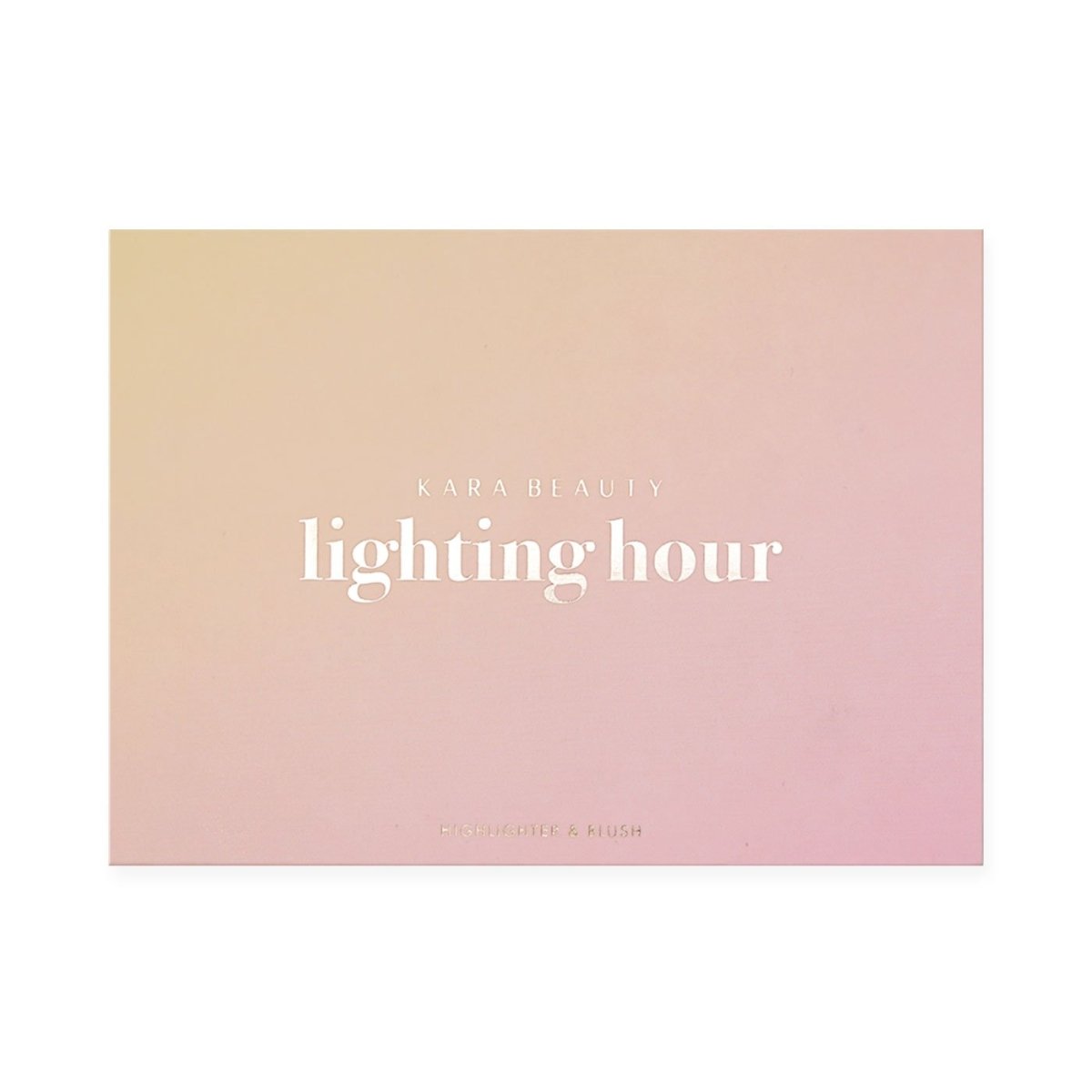 Kara Beauty Lightning Hour Blush & Highlight, Highlighters & Blusher HL19 Palette