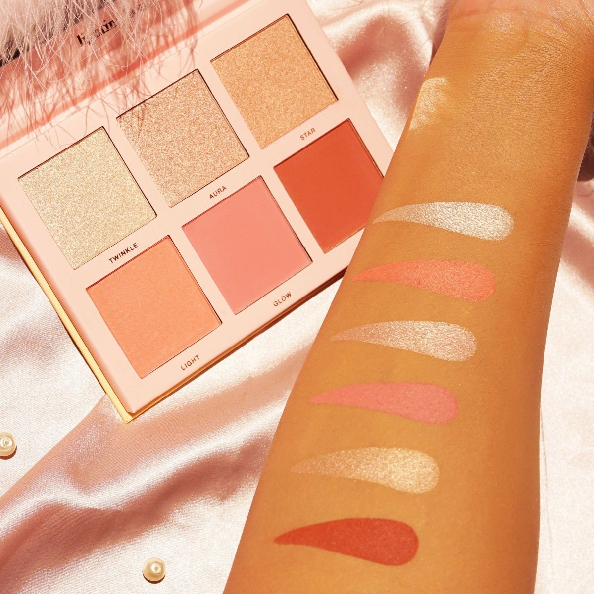 Kara Beauty Lightning Hour Blush & Highlight, Highlighters & Blusher HL19 Palette