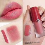 Giorgio Armani Lip Magnet Second Skin Intense 3.9ml Long-Lasting Hydrating Liquid Lipstick #color_406 Redwood