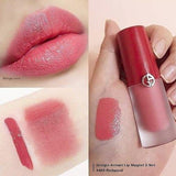 Giorgio Armani Lip Magnet Second Skin Intense 3.9ml Long-Lasting Hydrating Liquid Lipstick #color_406 Redwood