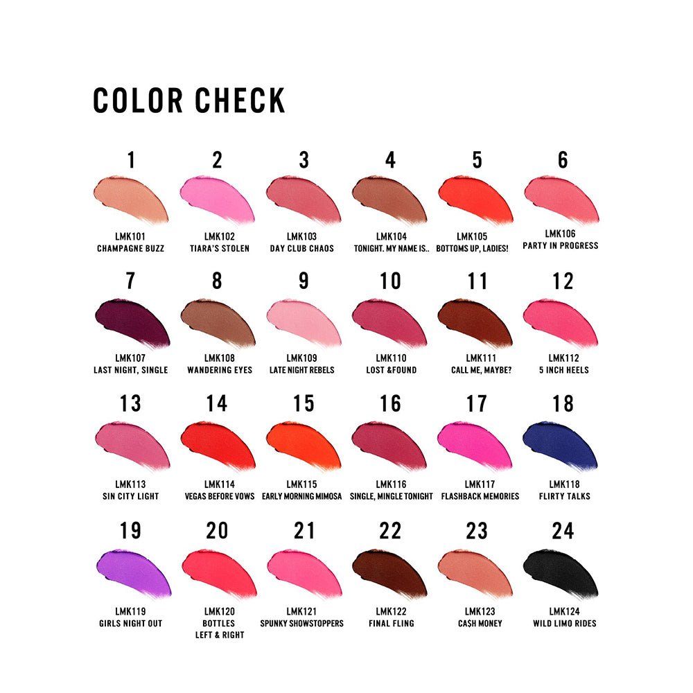 J. Cat Lipfinity Matte Lip Kissproof Kissproof, Smudgeproof High Pigmented