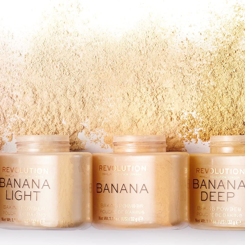 Revolution Loose Baking Powder 32g, Bestselling Powders, Brightening and Balancing