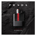 Prada Luna Rossa Carbon Men Perfume 3.4oz 100ml EAU DE TOILETTE SPRAY
