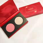 Kiko Milano Magical Holiday Blush & Highlighter Palette, Creamy, Velvety, Buildable #color_02 Stardust