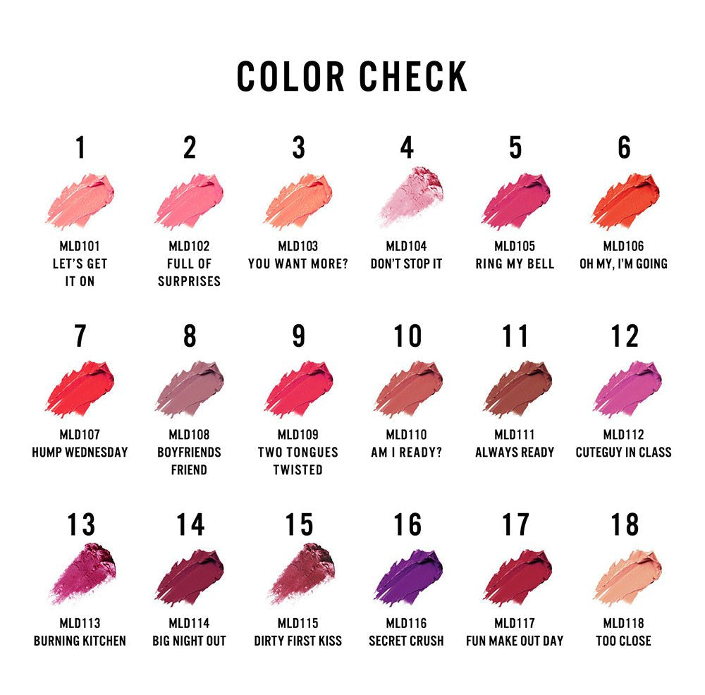 J. Cat Matte Lipstick Diary Lips Look Vivid and Vibrant