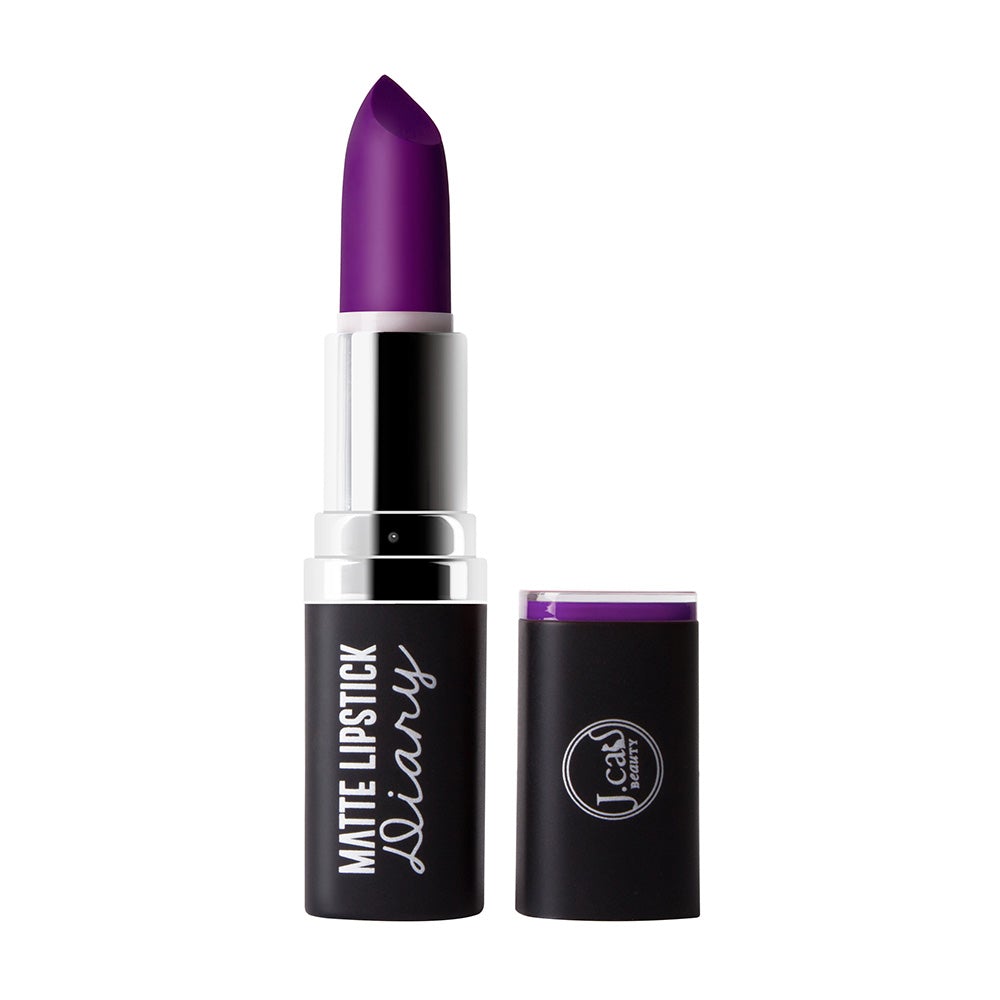J. Cat Matte Lipstick Diary Lips Look Vivid and Vibrant #color_MLD118 Too Close