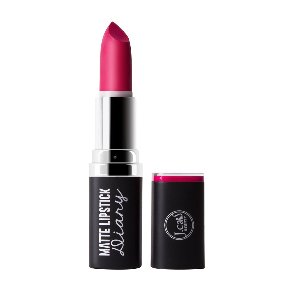 J. Cat Matte Lipstick Diary Lips Look Vivid and Vibrant #color_MLD105 Ring My Bell