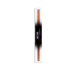 Huda Beauty Matte & Metal Liquid Eyeshadow Dual-Ended Liquid Shadow #color_Double Pump Latte and Drop Top