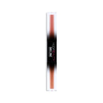 Huda Beauty Matte & Metal Liquid Eyeshadow Dual-Ended Liquid Shadow #color_Private Jet and Shimmering Sunset