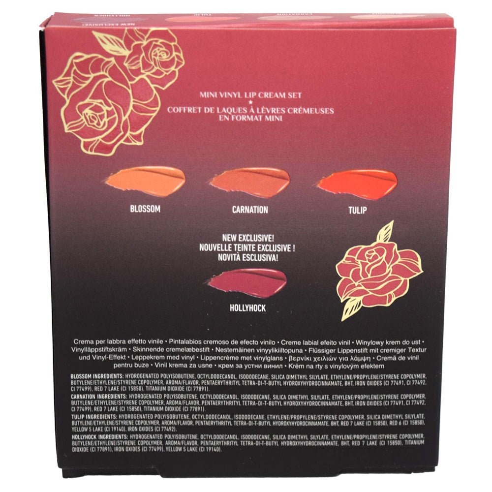 Kat Von D Mini XO Vinyl Lip Cream Lip Gloss Obsession Set Lipstick 4 x 2.5ml