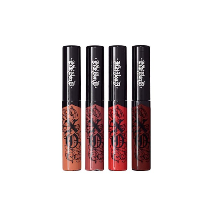 Kat Von D Mini XO Vinyl Lip Cream Lip Gloss Obsession Set Lipstick 4 x 2.5ml