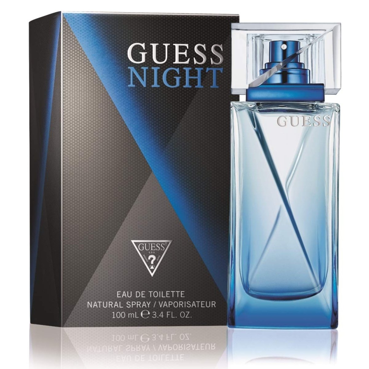 Guess Night Men Perfume 3.4oz 100ml 1.7oz 50ml EAU DE TOILETTE SPRAY