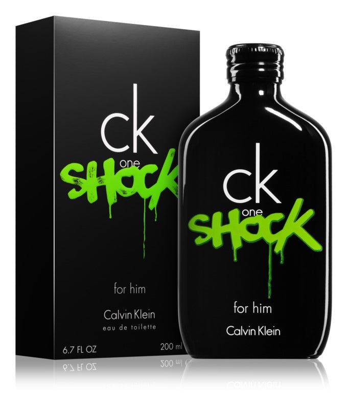 Calvin Klein One Shock Men Perfume 6.8oz 200ml EAU DE TOILETTE SPRAY