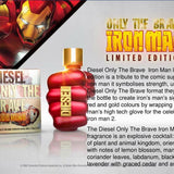 Diesel Only The Brave Iron Man Limited Edition Men Perfume 2.5oz 75ml EAU DE TOILETTE SPRAY