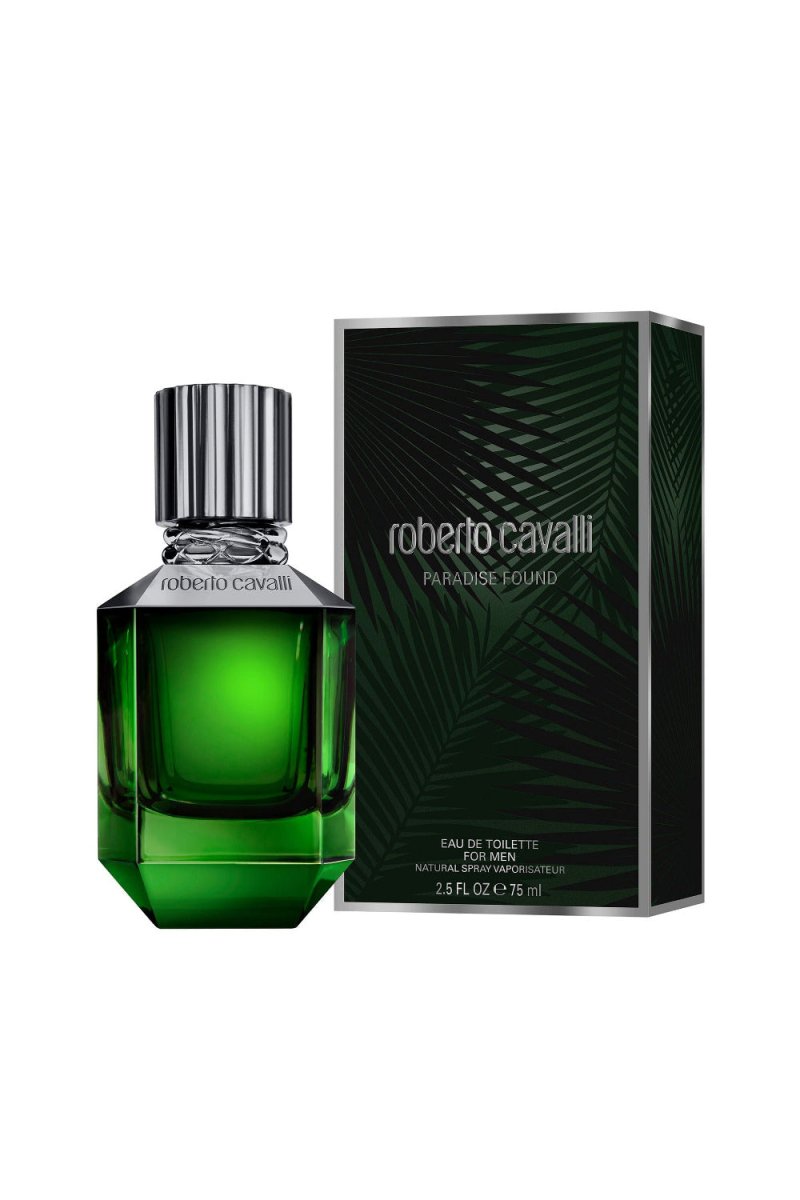 Roberto Cavalli Paradise Found Men Perfume 2.5oz 75ml EAU DE TOILETTE SPRAY