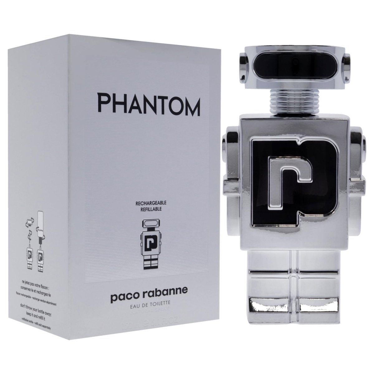 Paco Rabanne Phantom Men Perfume 50ml 100ml 150ml EAU DE TOILETTE SPRAY
