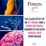 Christian Dior Poison Girl Women Perfume 3.4oz 100ml EAU DE TOILETTE SPRAY