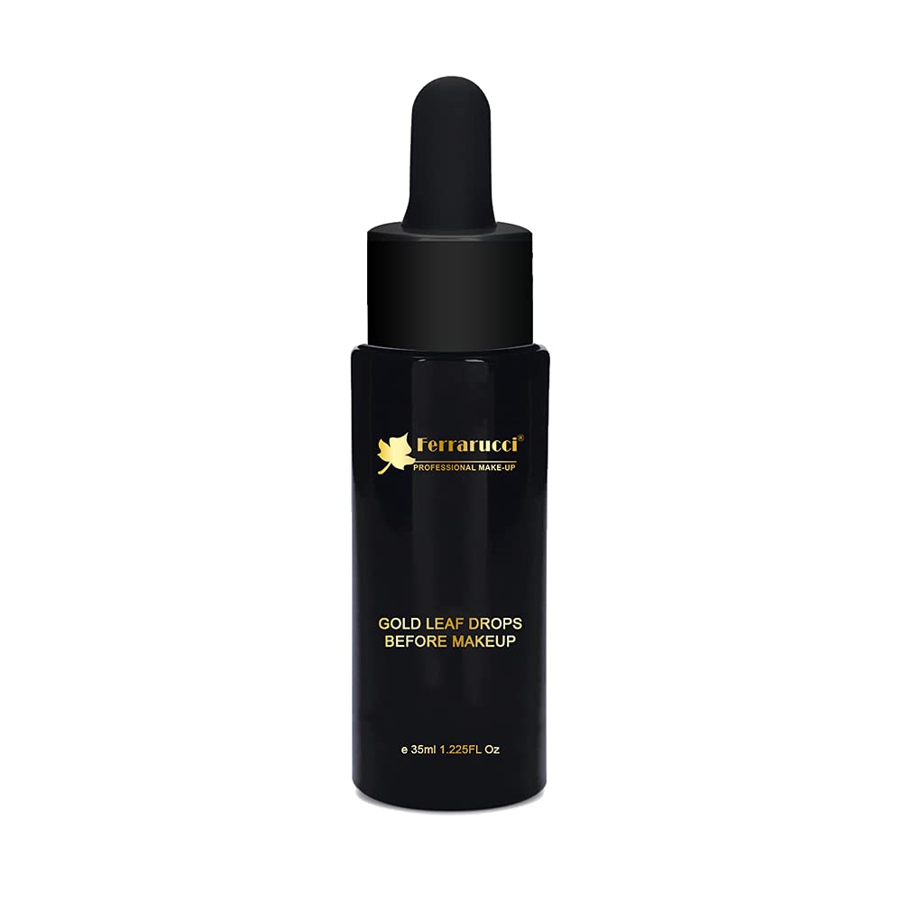 Ferrarucci Professional Makeup Gold Leaf Drops Before Makeup Face Primer 1.18oz 35ml