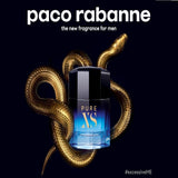 Paco Rabanne Pure XS Men Perfume 3.4oz 100ml EAU DE TOILETTE SPRAY