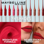 Maybelline Sensational Liquid Lipstick With Matte Finish 7ml, Intense and Highly Pigmented