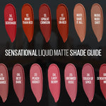 Maybelline Sensational Liquid Lipstick With Matte Finish 7ml, Intense and Highly Pigmented