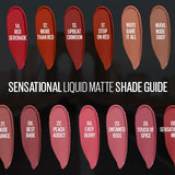 Maybelline Sensational Liquid Lipstick With Matte Finish 7ml, Intense and Highly Pigmented