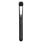 MAC Short Duo Fibre Brush 130SE Makeup Brushes, Short, Round, Flat-Topped Brush