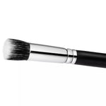 MAC Short Duo Fibre Brush 130SE Makeup Brushes, Short, Round, Flat-Topped Brush