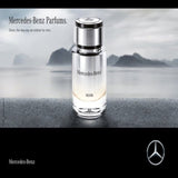 Mercedes Benz Silver Men Perfume 4.0oz 120ml EAU DE TOILETTE SPRAY