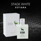 Estiara Stag White Men Perfume 3.4oz 100ml EAU DE TOILETTE SPRAY