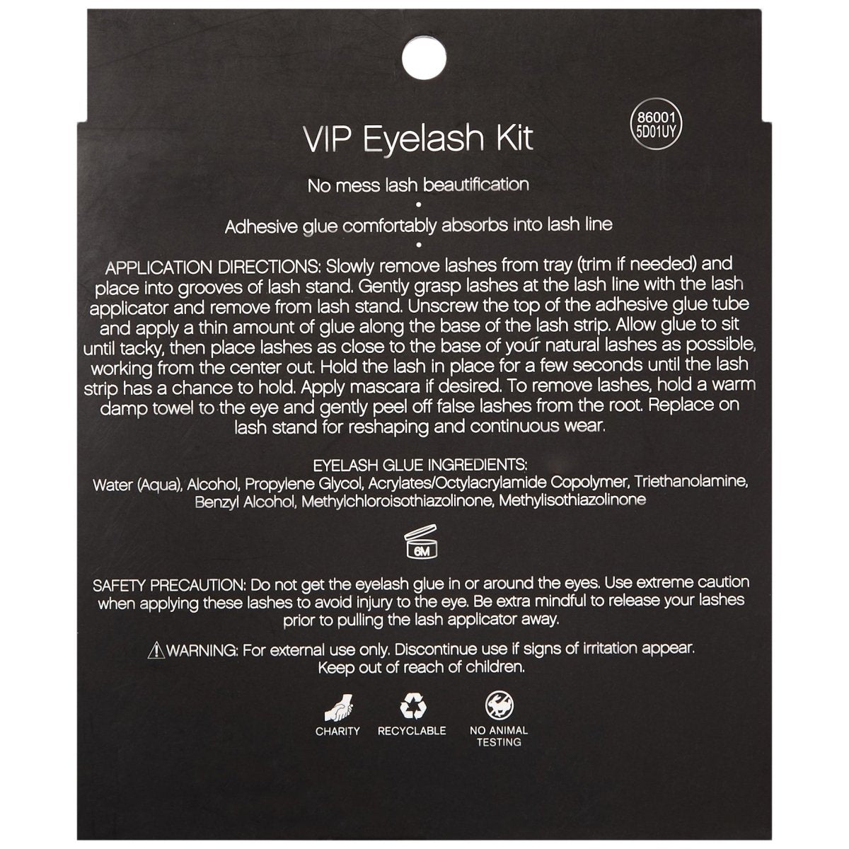 E.L.F Studio Vip Eyelash Kit False Eyelashes Extensions