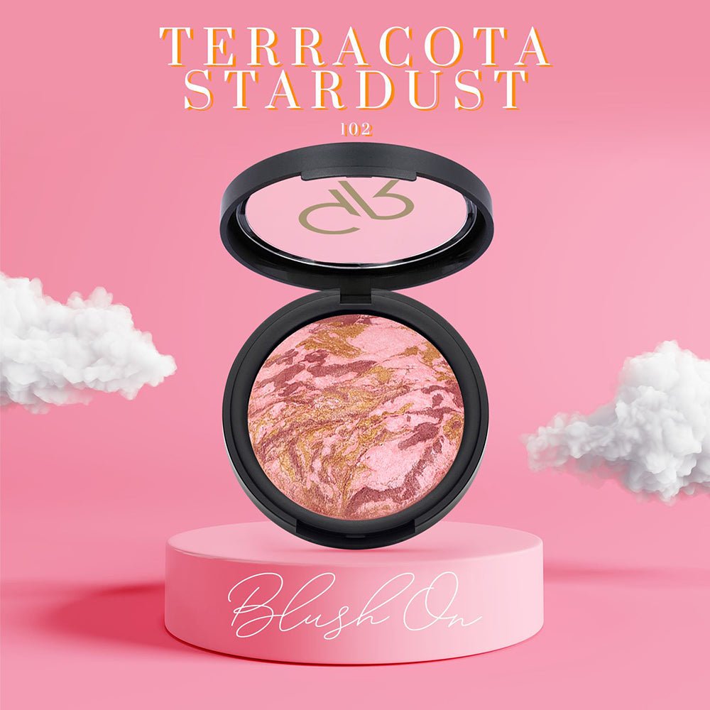 Golden Rose Terracotta Stardust 9g Pearly, Bright, Luminous Effect