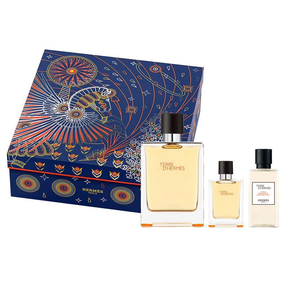 Hermes Terre D'Hermes Men Perfume Gift Set 3.4oz 100ml EAU DE TOILETTE SPRAY