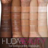 Huda Beauty The Overachiever High Coverage Concealer Hides Dark Circles, Redness, Hyperpigmentation, Age Spots, and Discoloration