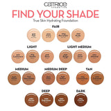 Catrice True Skin Hydrating Foundation 30ml Long-Lasting Buildable Coverage