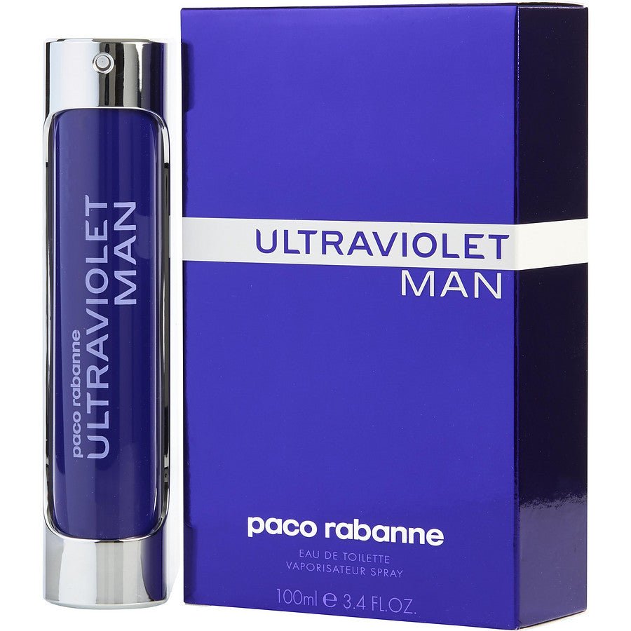 Paco Rabanne Ultraviolet Man Men Perfume 3.4oz 100ml EAU DE TOILETTE SPRAY