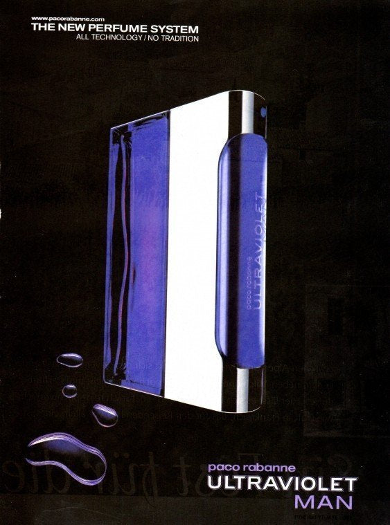 Paco Rabanne Ultraviolet Man Men Perfume 3.4oz 100ml EAU DE TOILETTE SPRAY
