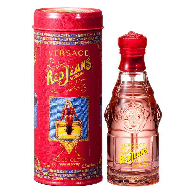 Versace Versus Red Jeans Woman Women Perfume 2.5oz 75ml EAU DE TOILETTE SPRAY