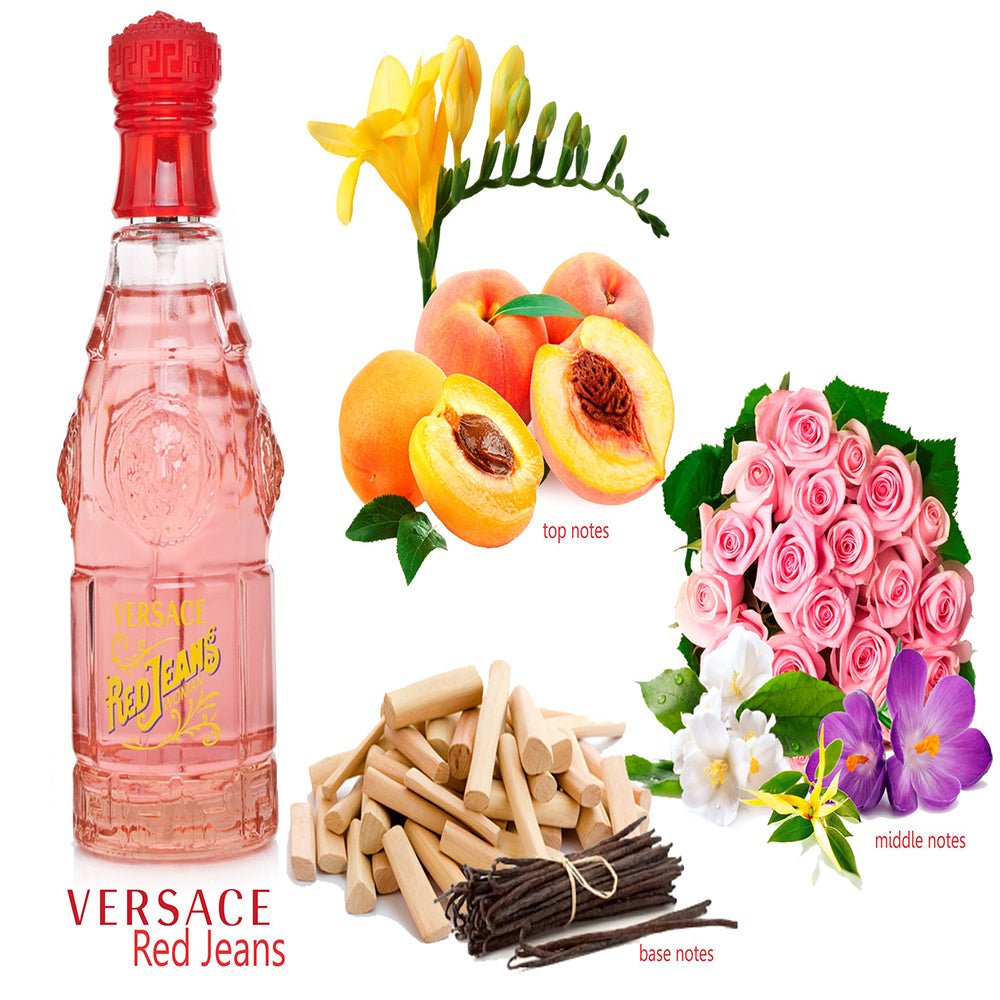 Versace Versus Red Jeans Woman Women Perfume 2.5oz 75ml EAU DE TOILETTE SPRAY