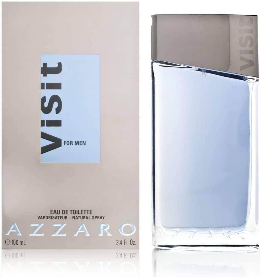 Azzaro Visit Men Perfume 3.4oz 100ml EAU DE TOILETTE SPRAY