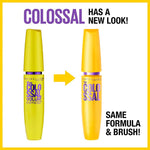 Maybelline Volum Express Colossal Mascara Black 0.36oz 10.7ml, Collagen-Infused, Volumizing, Iconic Mega Brush
