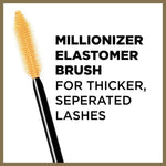 L'Oreal Paris Voluminous Million Lashes Mascara Black 0.32oz 9ml, Collagen-Infused Formula