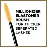 L'Oreal Paris Voluminous Million Lashes Mascara Black 0.32oz 9ml, Collagen-Infused Formula