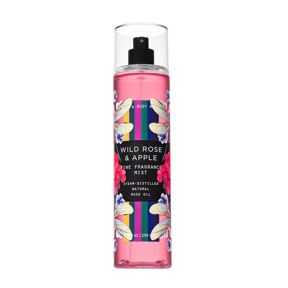 Bath & Body Works Wild Rose and Apple Body Mist 8oz 236ml FINE FRAGRANCE MIST