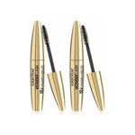 Golden Rose Wonder Lash Mascara 12x Volume & Lash Lift 0.41oz 12ml Black Thickening Mascara, Double Volume